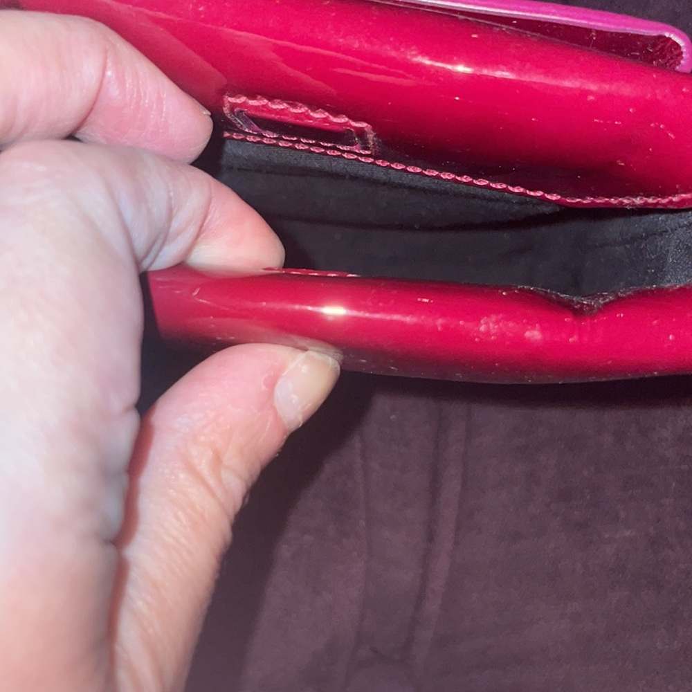 JIL SANDER Raspberry  💕Small Evening Clutch Bag - Picture 6 of 12
